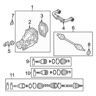 Mazda OE - Rear Suspension - Axle & Differential