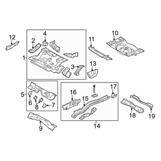 Mazda OE - Rear Body & Floor - Floor & Rails (Mazdaspeed)