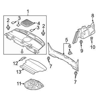 Mazda OE - Rear Body & Floor - Interior Trim (i / S Sedan)