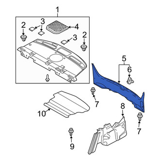 Mazda OE - Rear Trunk Trim Panel