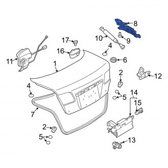 Mazda 6 Trunk & Tailgate Hinges — CARID.com