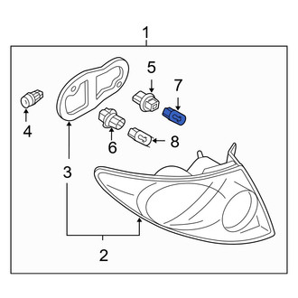 Mazda OE - Rear Turn Signal Light Bulb