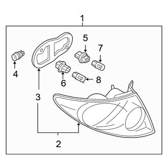 Mazda OE - Rear Lamps - Combination Lamps (On Body)