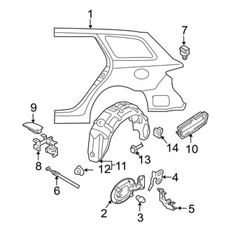 Mazda OE - Quarter Panel & Components (Wagon)