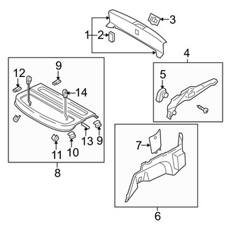 Mazda OE - Rear Body & Floor - Interior Trim (Hatchback)