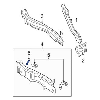 Mazda OE - Rear Left Rear Body Reinforcement Plate