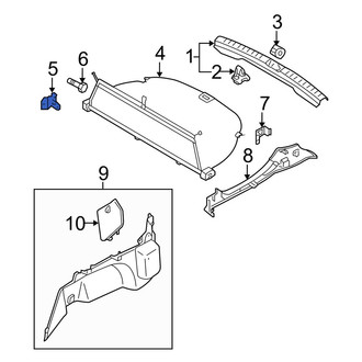 Mazda OE - Rear Tie Down Hook