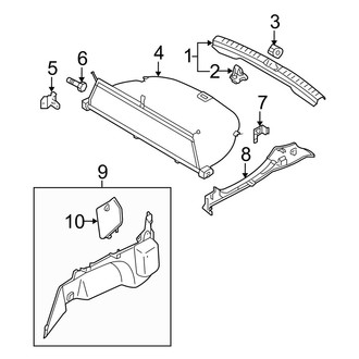 Mazda OE - Rear Body & Floor - Interior Trim (Wagon)