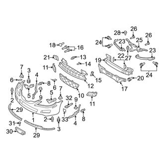Mazda OE - Front Bumper - Bumper & Components (Mazdaspeed)