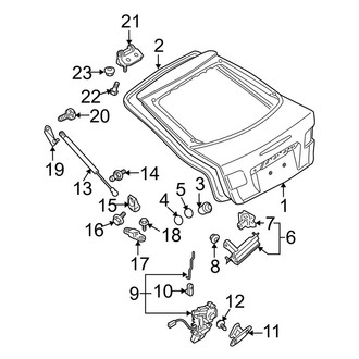 Mazda OE - Lift Gate - Gate & Hardware (Hatchback)
