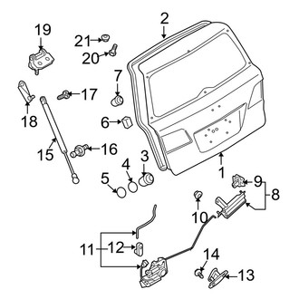 Mazda OE - Lift Gate - Gate & Hardware (Wagon)