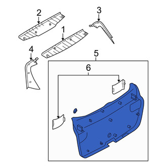 Mazda OE - Rear Lower Liftgate Trim Cover