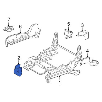 Mazda OE - Front Right Seat Track Cover