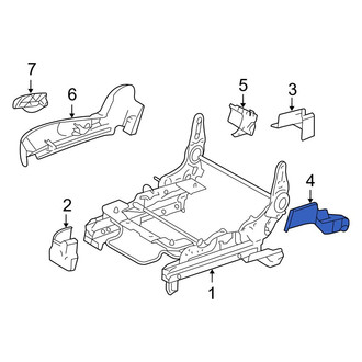 Mazda OE - Rear Right Inner Seat Track Cover