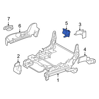 Mazda OE - Right Inner Seat Track Cover