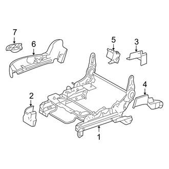 Mazda OE - Seats & Tracks - Tracks & Components (Passenger Side)