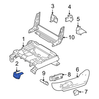 Mazda OE - Front Left Seat Track Cover