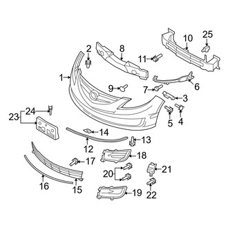 Mazda OE - Front Bumper - Bumper & Components