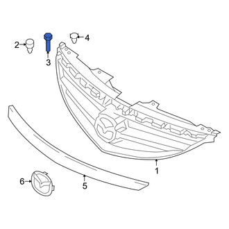 Mazda OE - Inner Interior Door Handle Bolt
