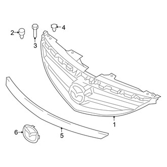 Mazda OE - Grille & Components