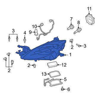 Mazda OE - Front Left Headlight