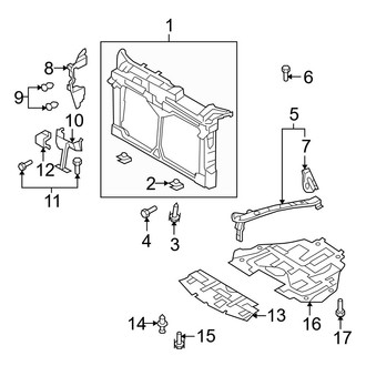 Mazda OE - Radiator Support