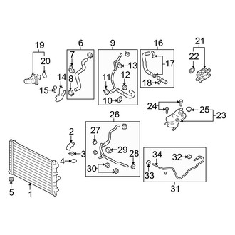 Mazda OE - Cooling - Radiator & Components