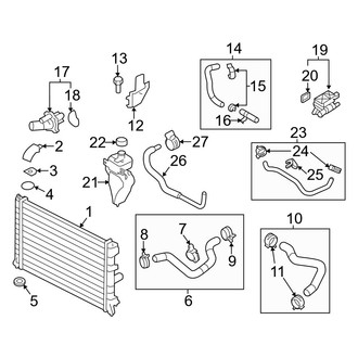 Mazda OE - Cooling - Radiator & Components