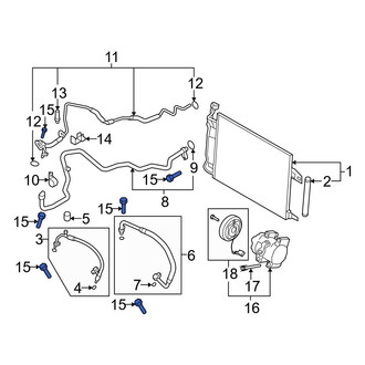 Mazda OE - Blind Spot Detection System Warning Sensor Bolt