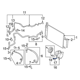 Mazda OE - Upper A/C Compressor Bolt