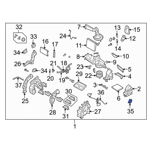 HVAC Air Adjustment Control Motor