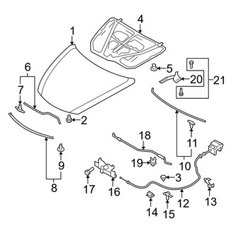 Mazda OE - Hood & Components