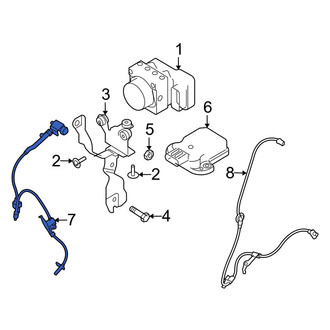 Mazda OE - Front Left ABS Wheel Speed Sensor