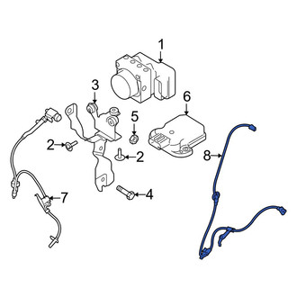 Mazda OE - Front Right ABS Wheel Speed Sensor