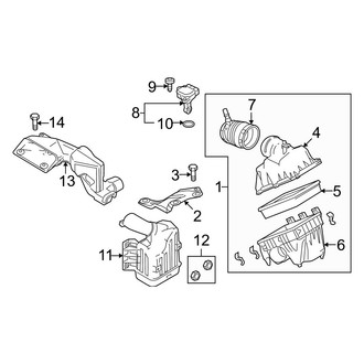 Mazda OE - Engine / Transaxle - Air Intake (2.5L)