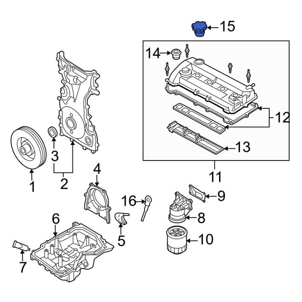 Engine Oil Filler Cap