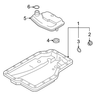 Mazda OE - Engine / Transaxle - Transaxle Parts (2.5L Automatic Tr)