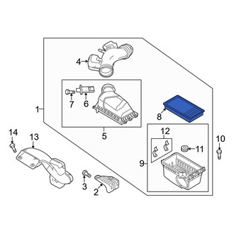 Mazda OE - Engine Air Filter