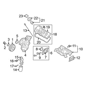 Mazda OE - Engine / Transaxle - Engine Parts (3.7L)