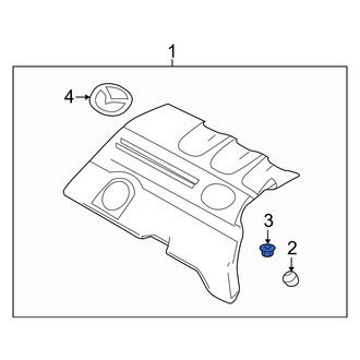 Mazda OE - Engine Cover Grommet