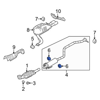 Mazda OE - Exhaust System Hanger