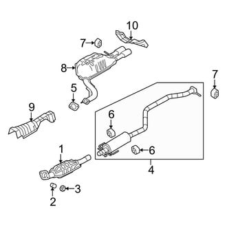 Mazda OE - Exhaust System - Exhaust Components