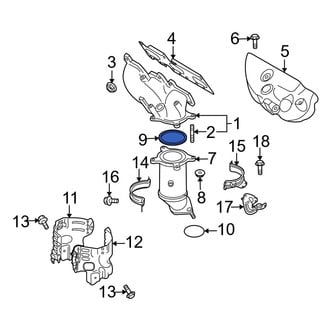 Mazda OE - Rear Forward Catalytic Converter Gasket