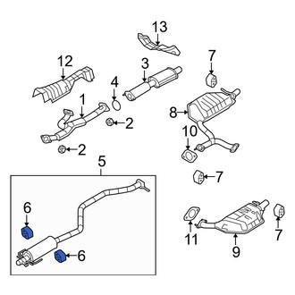 Mazda OE - Exhaust System Hanger
