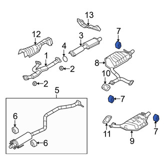 Mazda OE - Exhaust System Hanger
