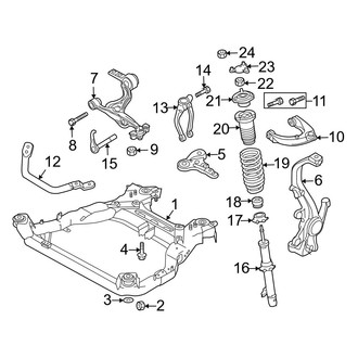 Mazda OE - Front Suspension - Suspension Components