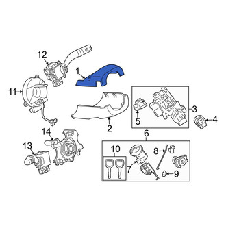 Mazda OE - Upper Steering Column Cover