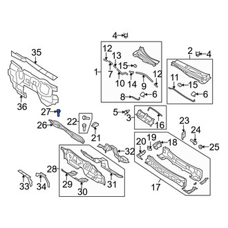Mazda OE - Battery Cover Bolt