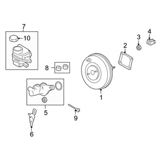 Mazda OE - Cowl - Components on Dash Panel (3.7L)