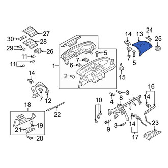 Mazda OE - Instrument Panel Pad